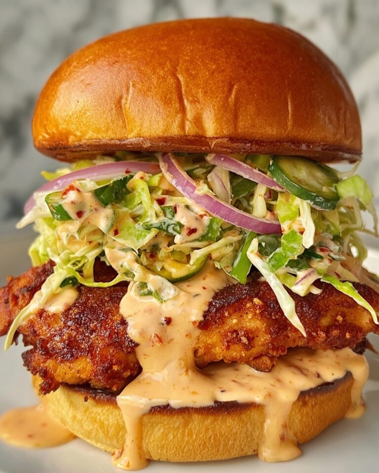 Savory Gochujang Salmon Burger Recipe