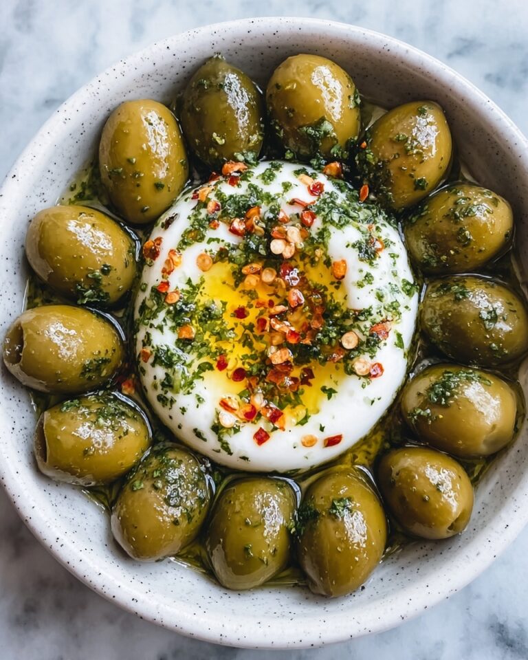 Citrus Herb Marinated Olives with Homemade Labneh Recipe