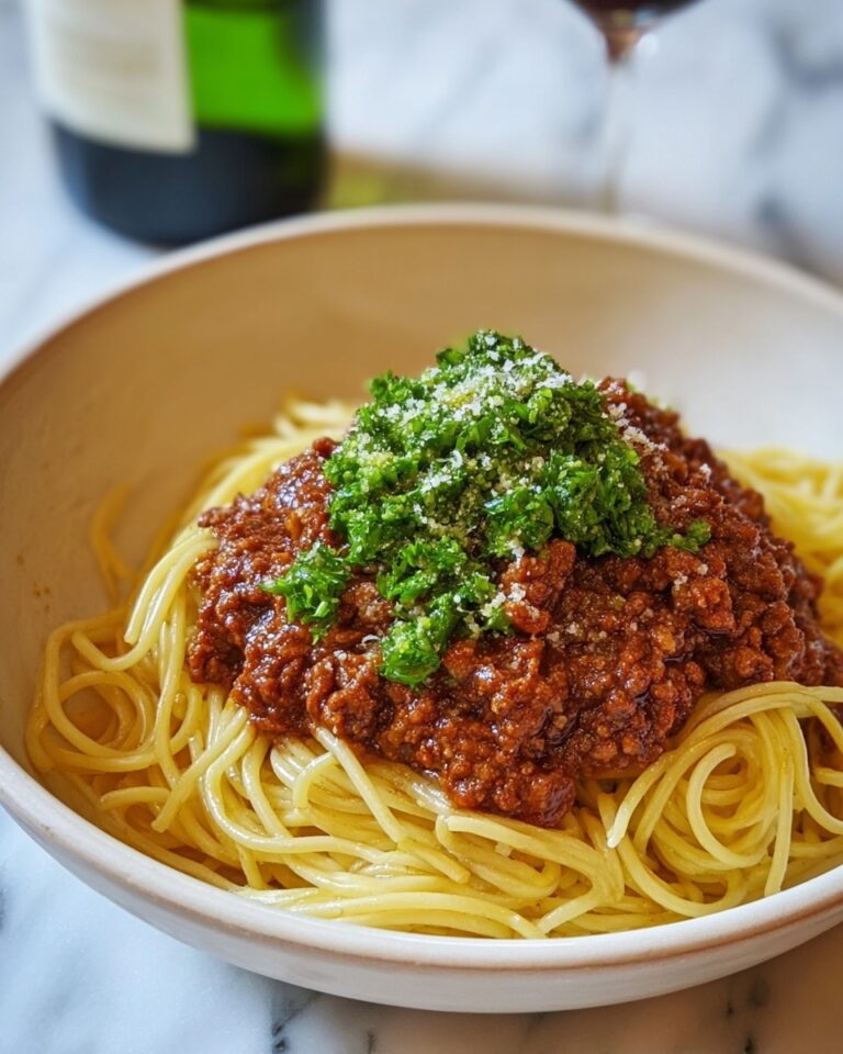 Classic Greek-Style Bolognese with Cinnamon and Herbs Recipe