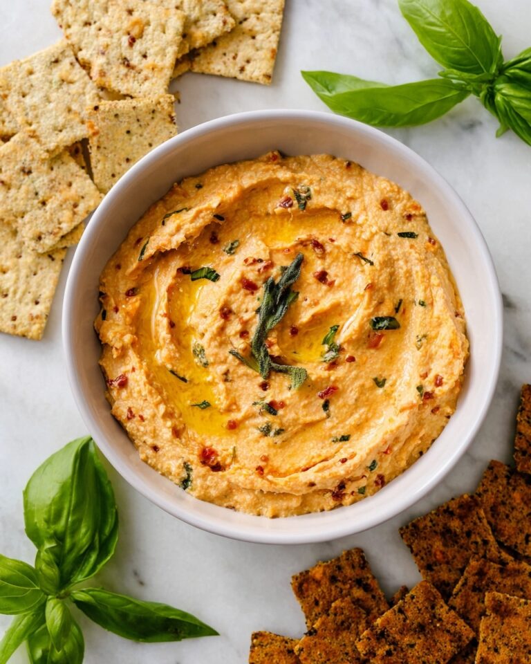 Sun-dried Tomato and Basil White Bean Dip Recipe
