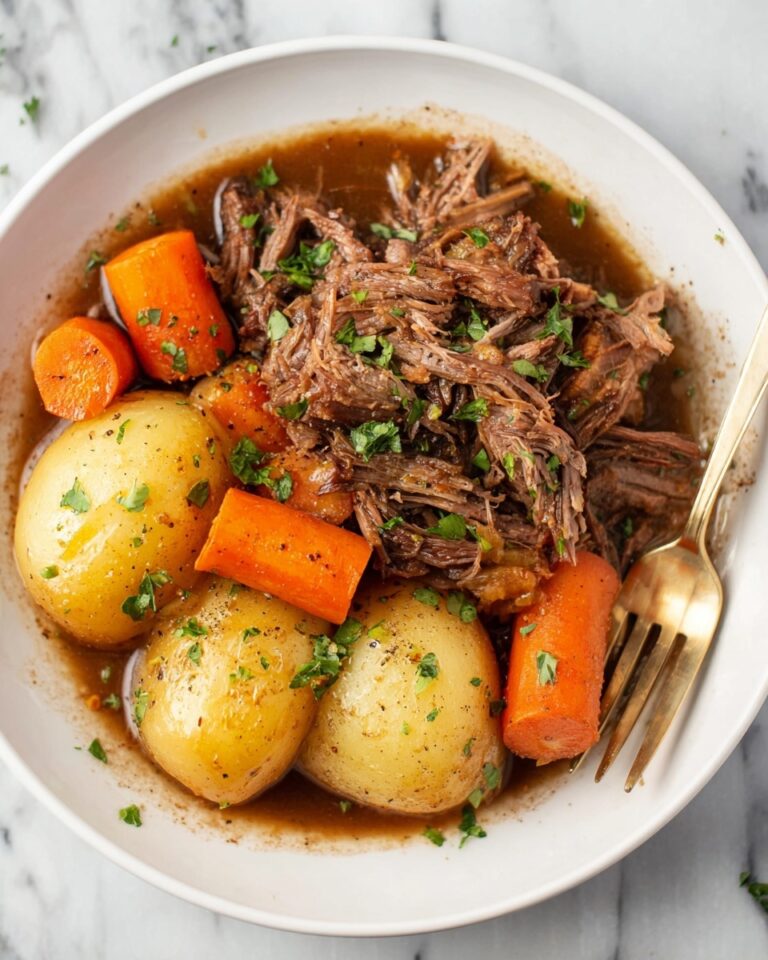 Instant Pot Pot Roast with Vegetables and Rich Gravy Recipe