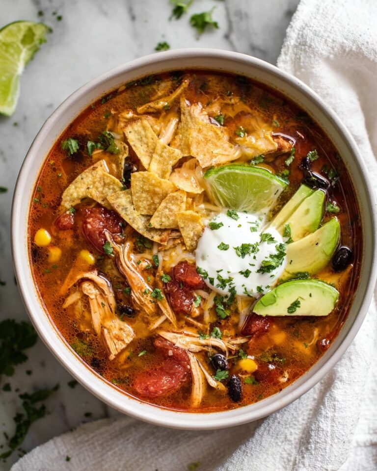 Instant Pot Chicken Tortilla Soup Recipe