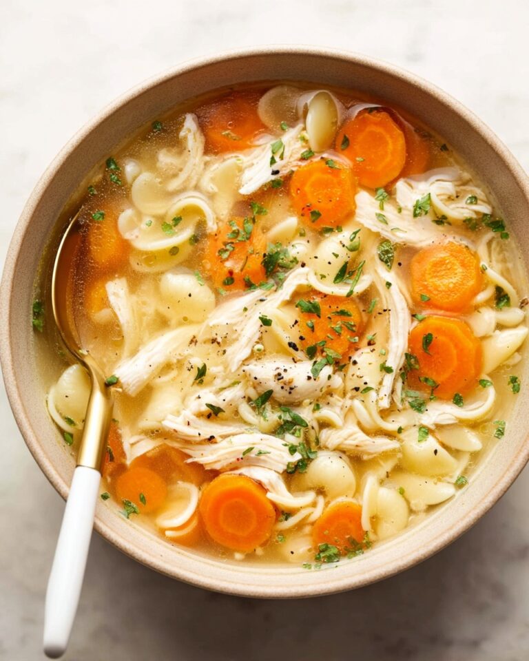 Crockpot Lemon Chicken Orzo Soup Recipe