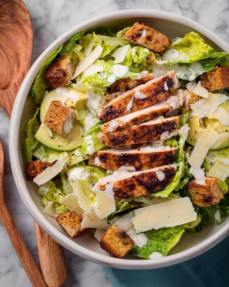 BBQ Chicken Caesar Salad Recipe