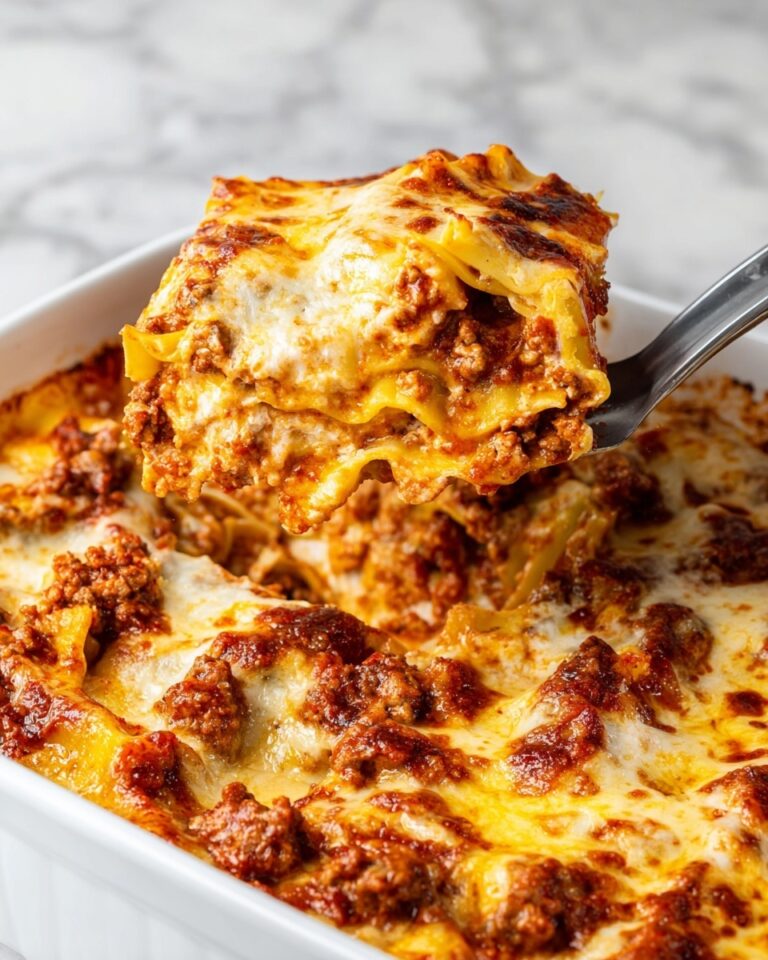 Easy Baked Ravioli with Ground Beef and Cheese Recipe