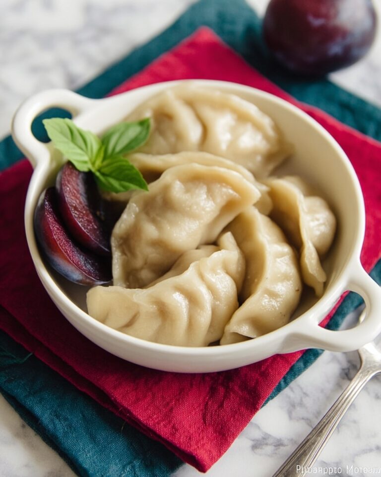 Plum Vareniki (Plum Pierogies) Recipe