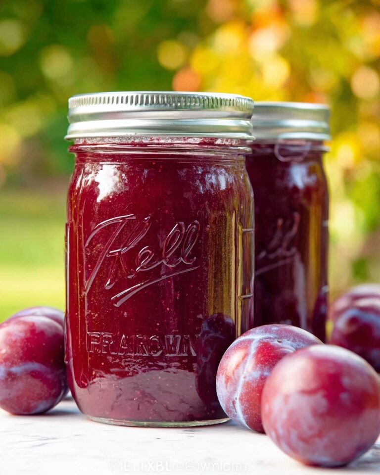 No-Peel No-Pectin Plum Jam Recipe