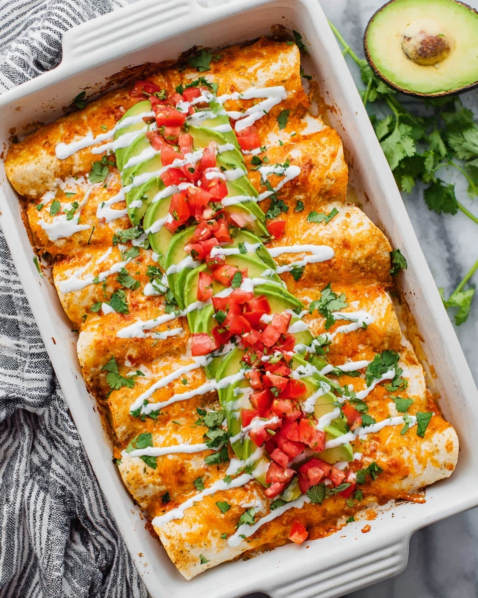 The BEST Chicken Enchiladas Recipe - Recipe Image