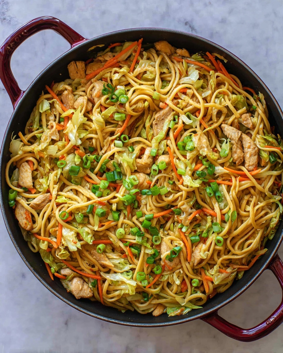 Chicken Chow Mein with the Best Chow Mein Sauce Recipe - Recipe Image