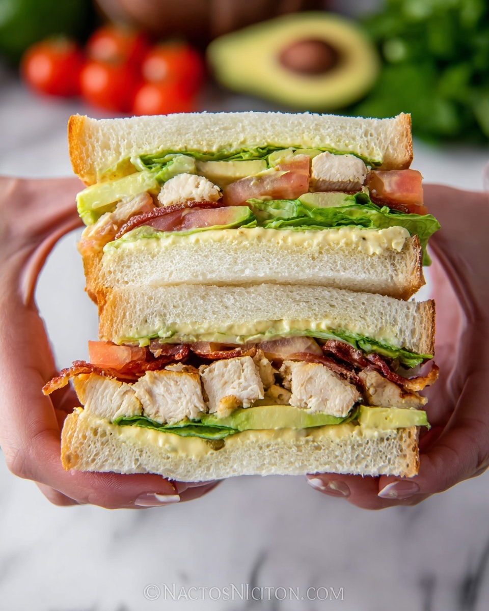 Chicken Bacon Avocado Sandwich Recipe - Recipe Image