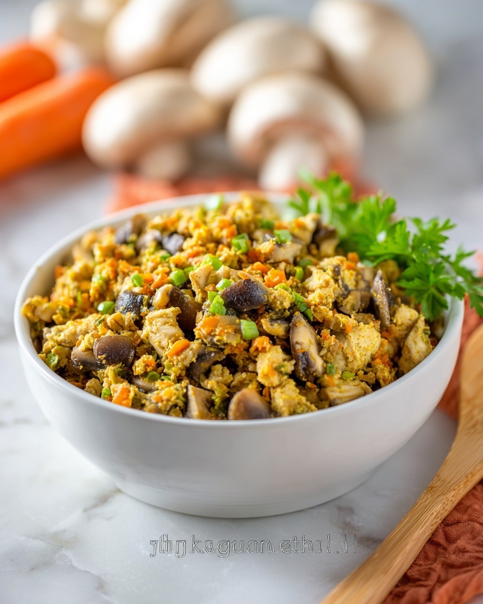 Chicken and Mushroom Wedding Salad Recipe - Recipe Image