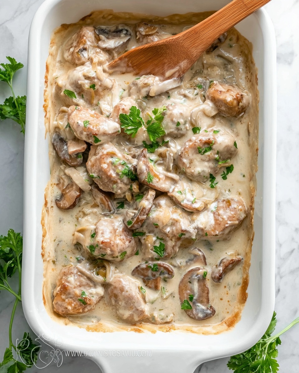 Creamy Chicken Gloria Casserole Recipe - Recipe Image