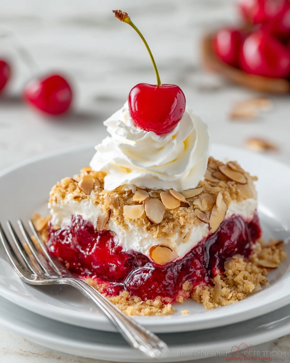 Cherry Crumble with Almonds and Oats Recipe - Recipe Image