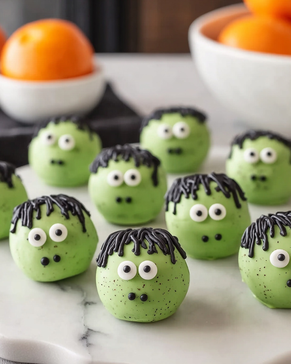 Fun and Easy Frankenstein Oreo Balls Recipe - Recipe Image