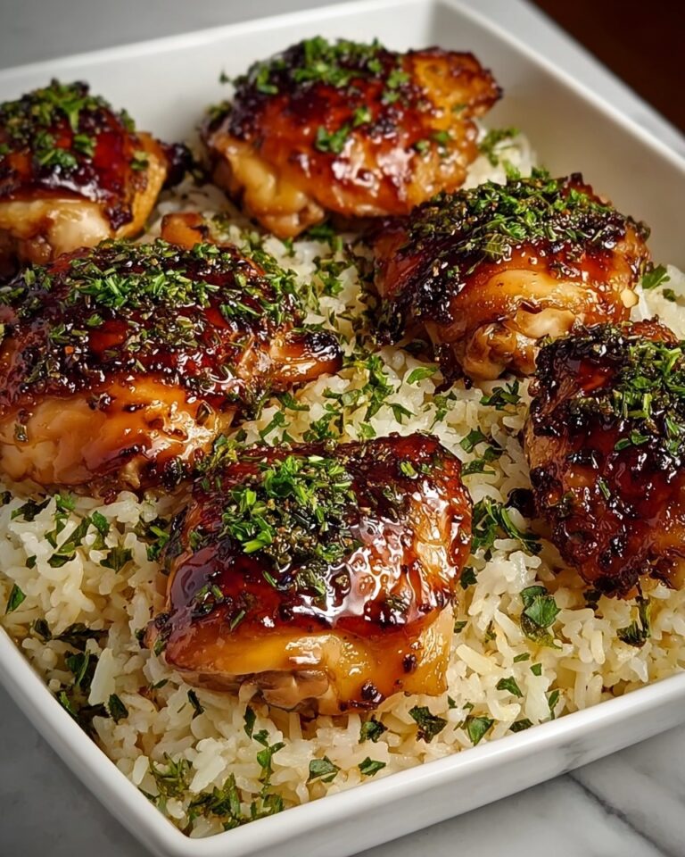 Honey BBQ Chicken Rice Recipe