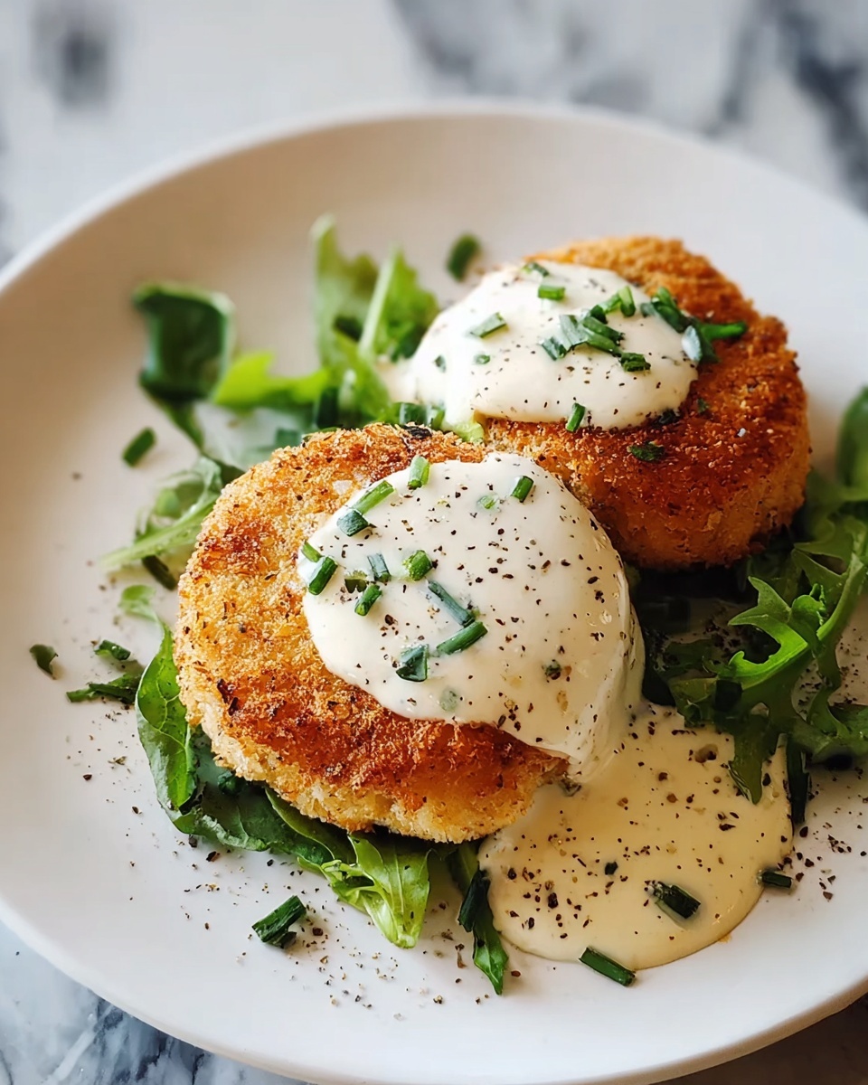 Comforting Chicken Pillows with Creamy Parmesan Sauce Recipe - Recipe Image