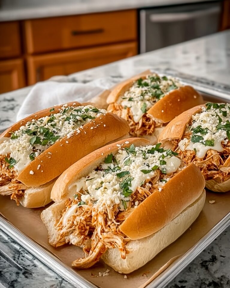 Slow Cooker Parmesan Garlic Chicken Sandwiches Recipe