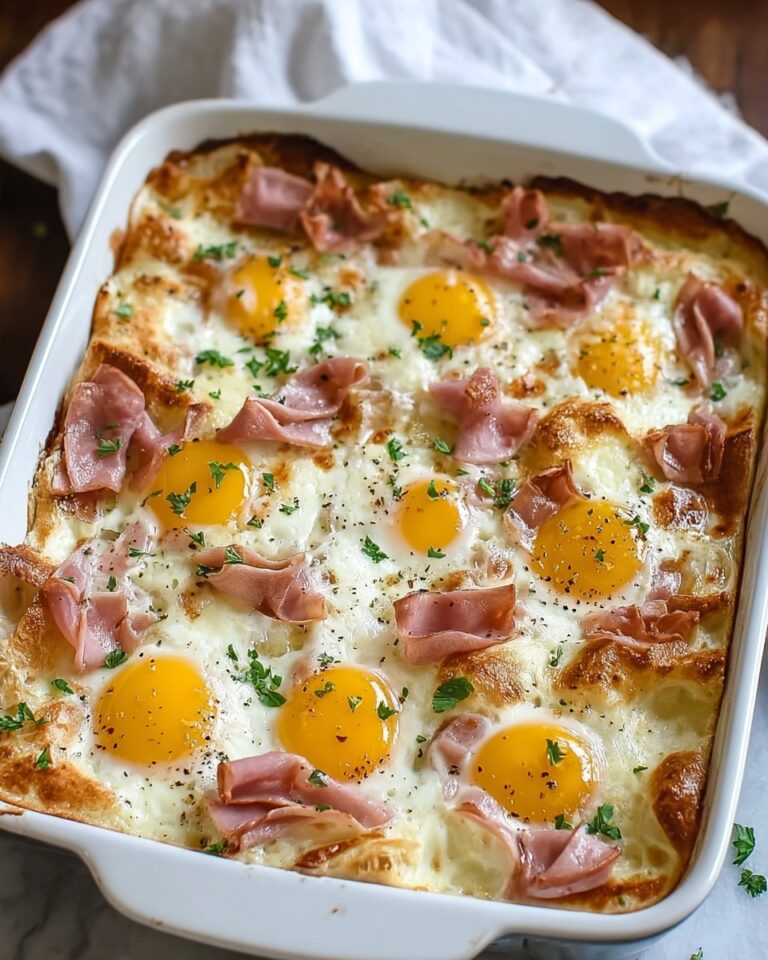 Eggs Benedict Casserole with Hollandaise Sauce Recipe