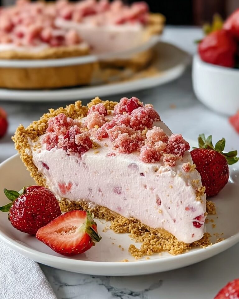 Strawberry Shortcake Freezer Pie Recipe