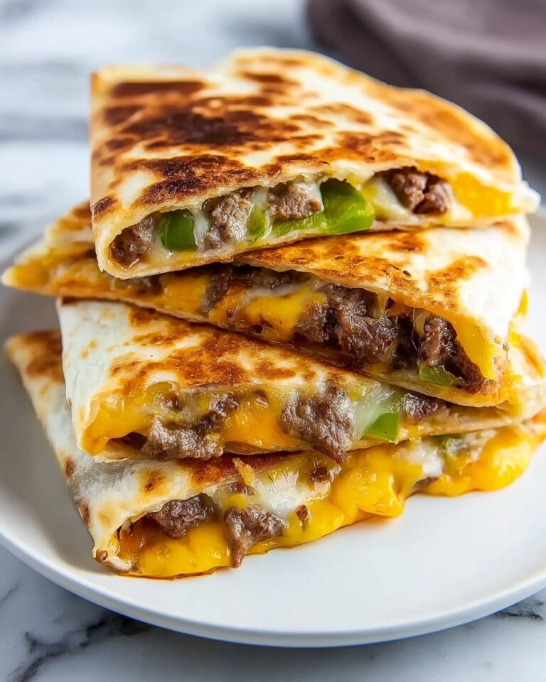 Philly Cheesesteak Quesadilla Recipe