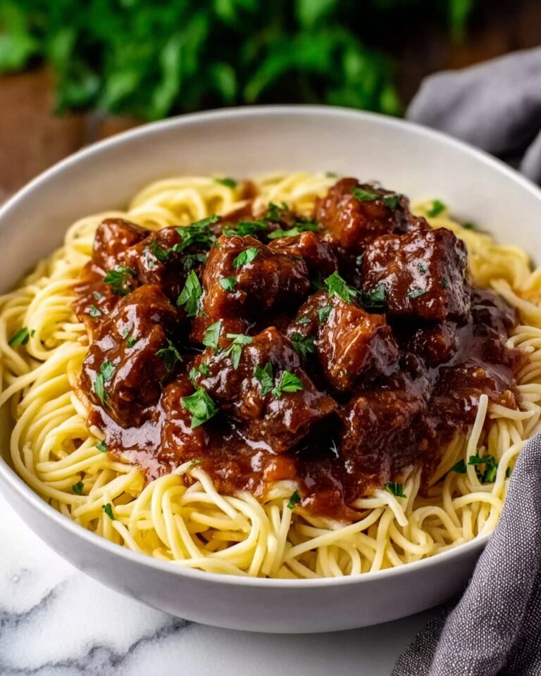 Easy Crockpot Beef Tips with Gravy Recipe