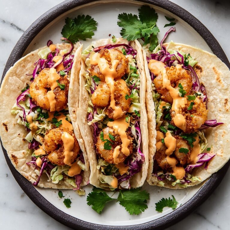 Air Fryer Bang Bang Shrimp Tacos Recipe