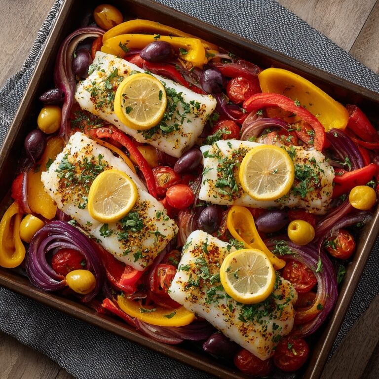 Mediterranean Baked Fish Recipe