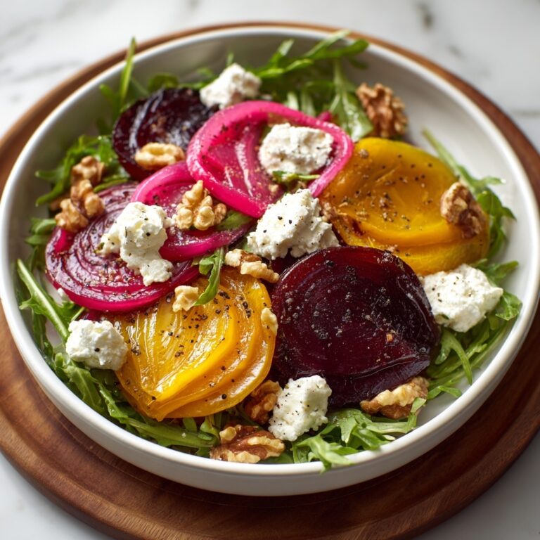 Roasted Beet & Goat Cheese Salad Recipe