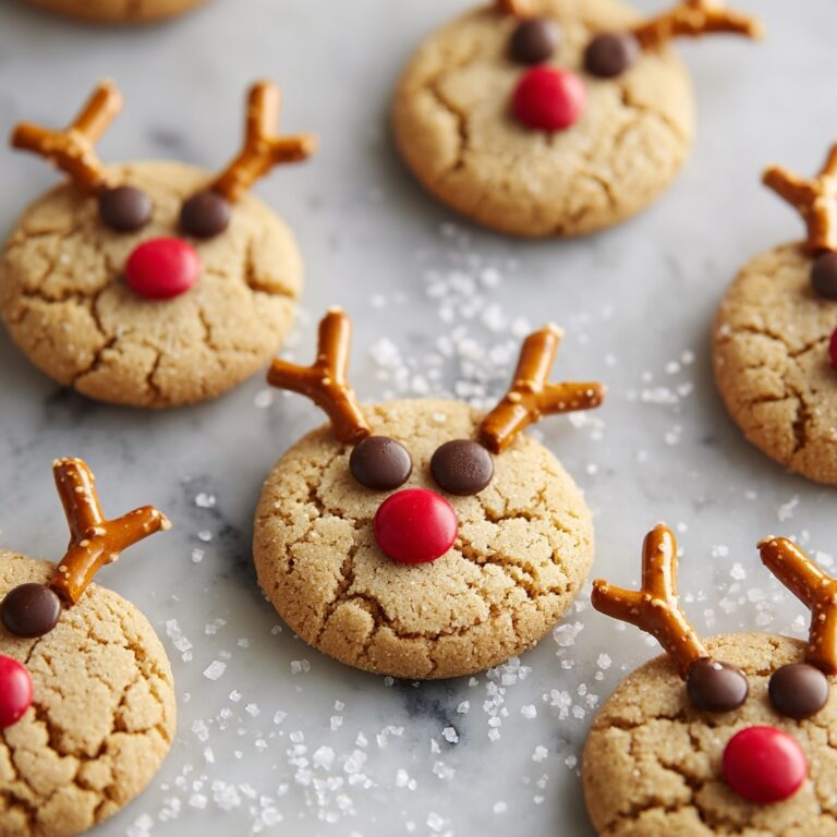 Reindeer Cookies: Festive Peanut Butter Treats for the Holidays Recipe