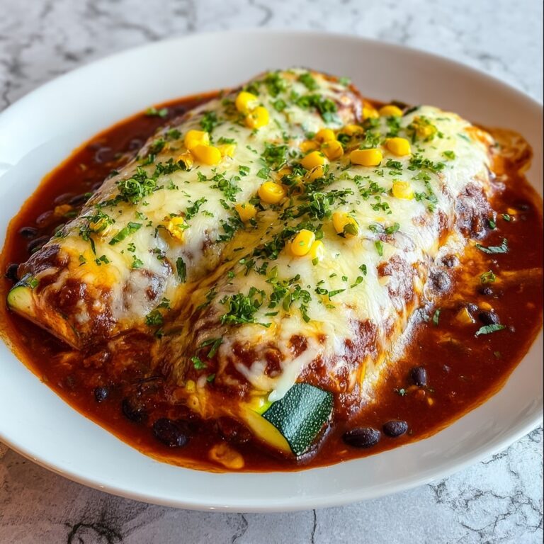 Cheesy Baked Zucchini Enchiladas Recipe