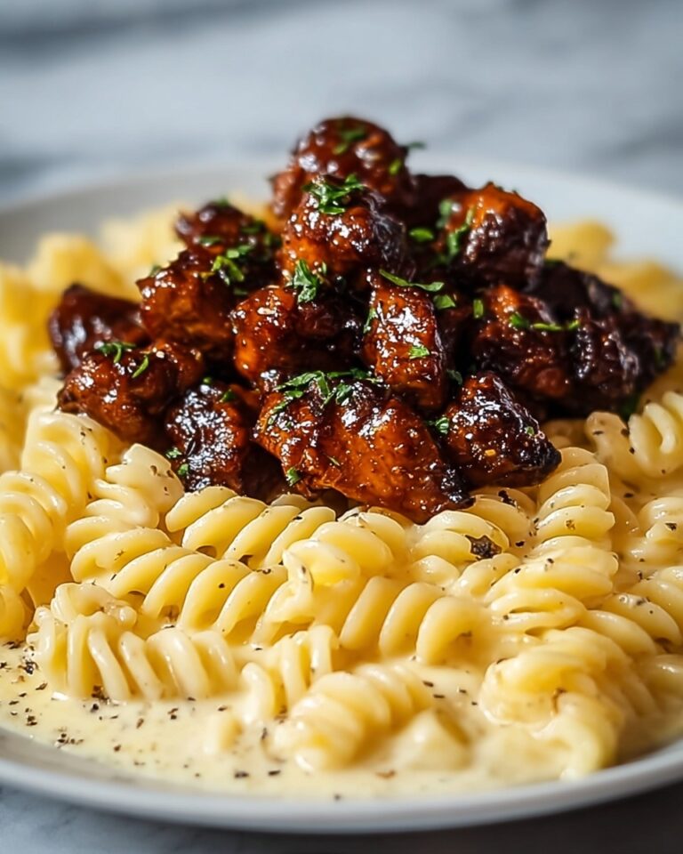 Garlic Butter Chicken Bites & Spicy Cajun Alfredo Twisted Pasta Recipe