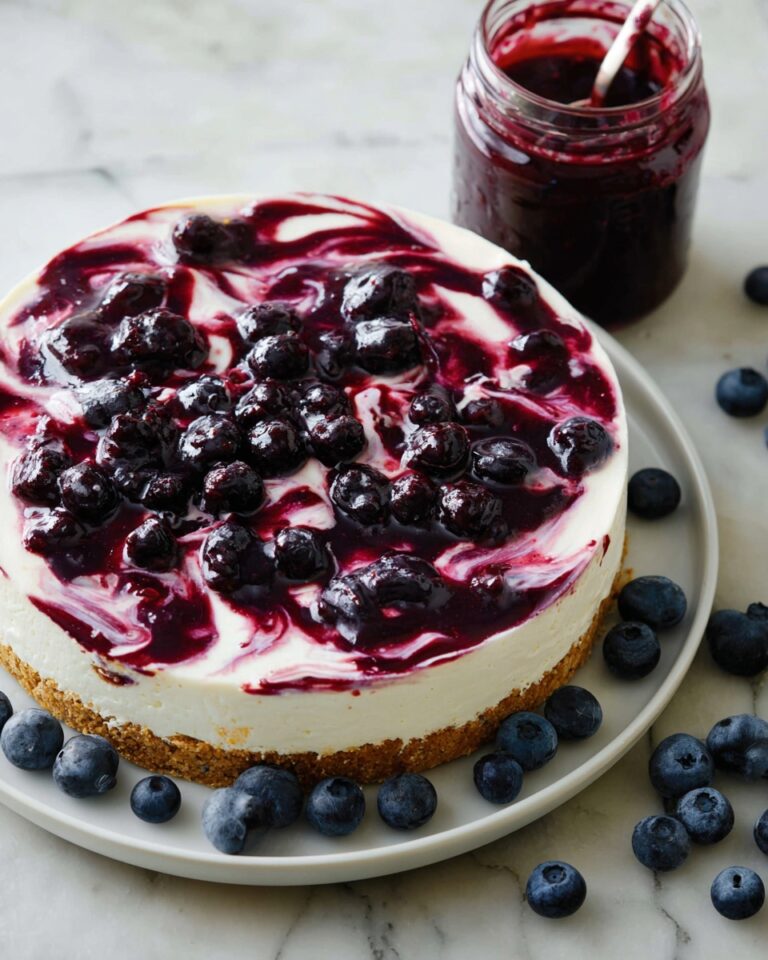 No-Bake Blueberry Cheesecake Recipe