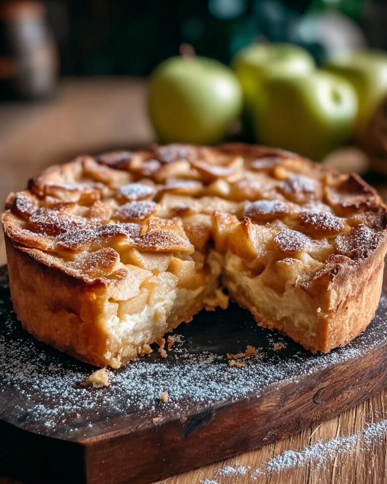 Light & Delicious Dietary Apple Pie with Cottage Cheese and Yogurt Recipe