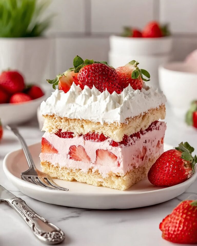 Strawberry Eclair Cake Recipe