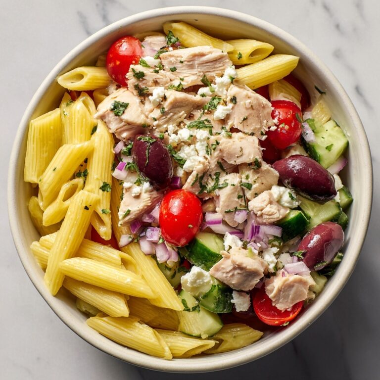Mediterranean Chicken Pasta Salad Recipe