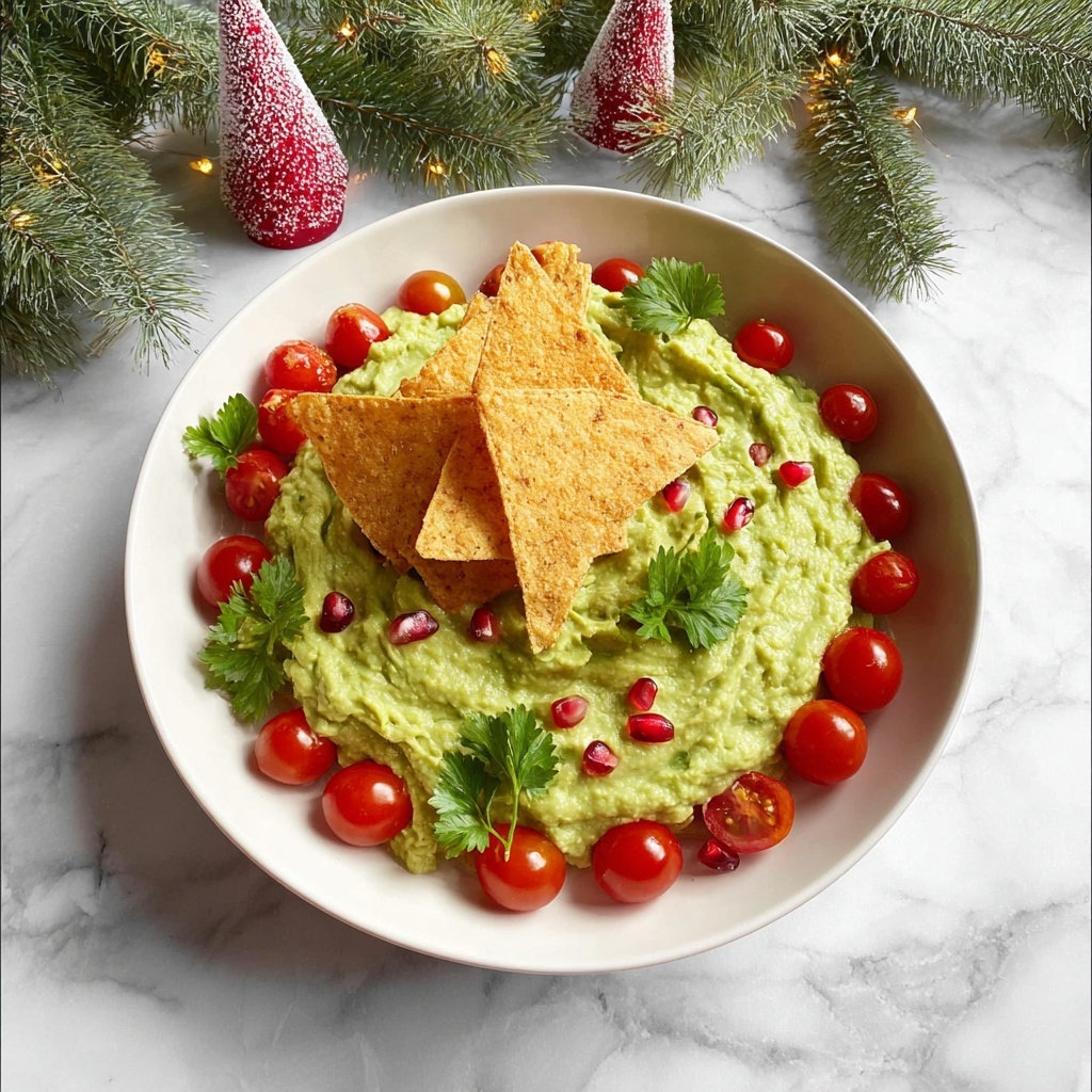 Christmas Guacamole Recipe - Recipe Image