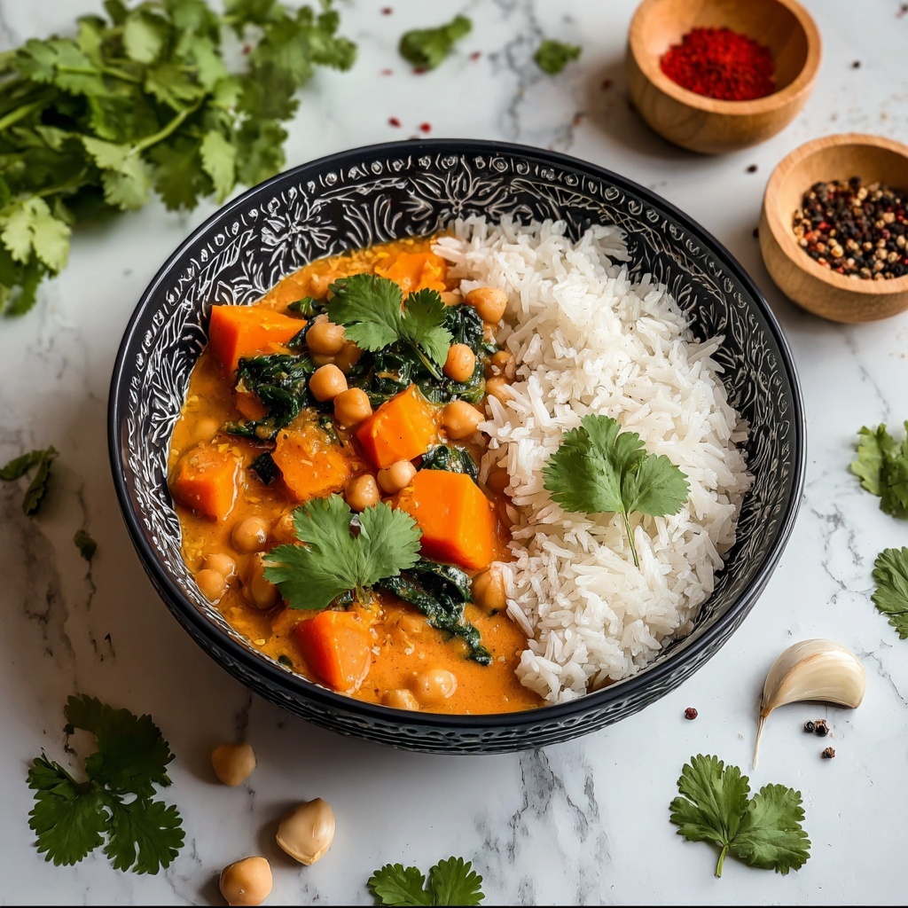 Sweet Potato and Chickpea Curry Recipe - Recipe Image