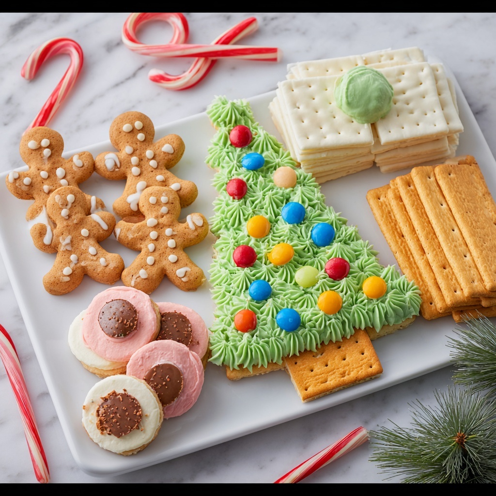 Christmas Tree Frosting Board Recipe - Recipe Image