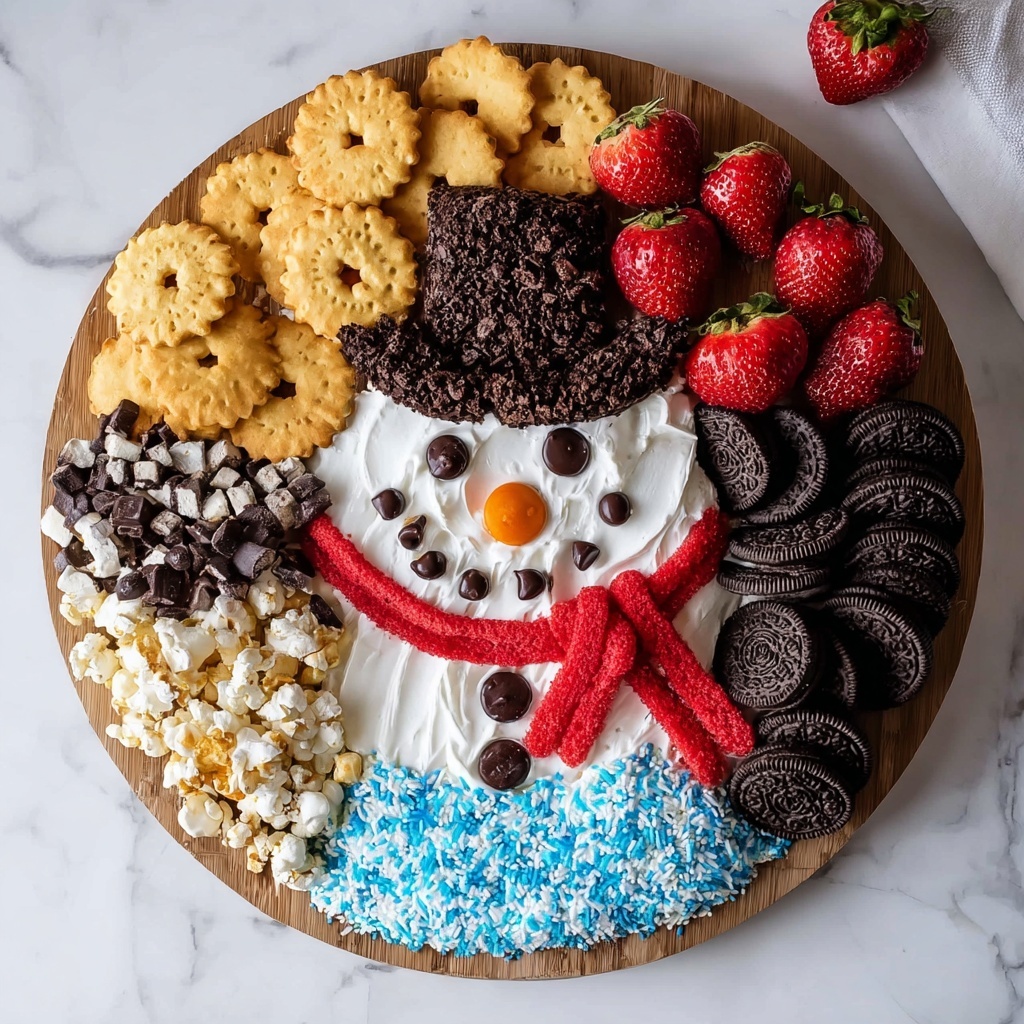 Snowman Buttercream Board Recipe - Recipe Image