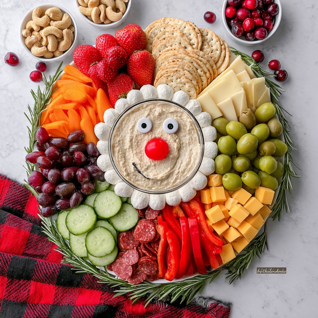 Santa Claus Charcuterie Board Recipe - Recipe Image