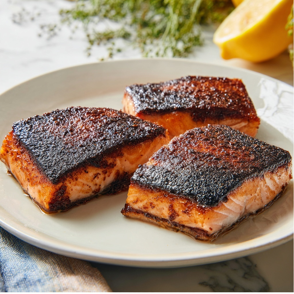 Christmas Seared Salmon with Lemon Dill Sauce Recipe - Recipe Image