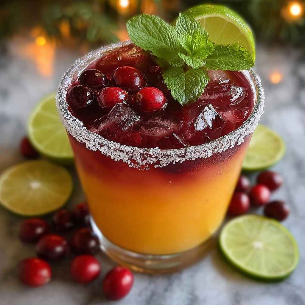 Christmas Mistletoe Margarita Recipe - Recipe Image