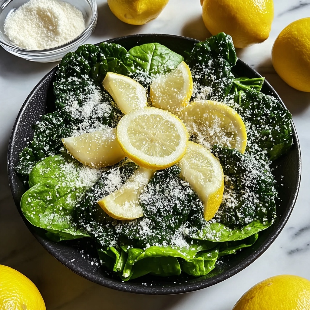 Lemon Parmesan Lettuce Salad Recipe - Recipe Image