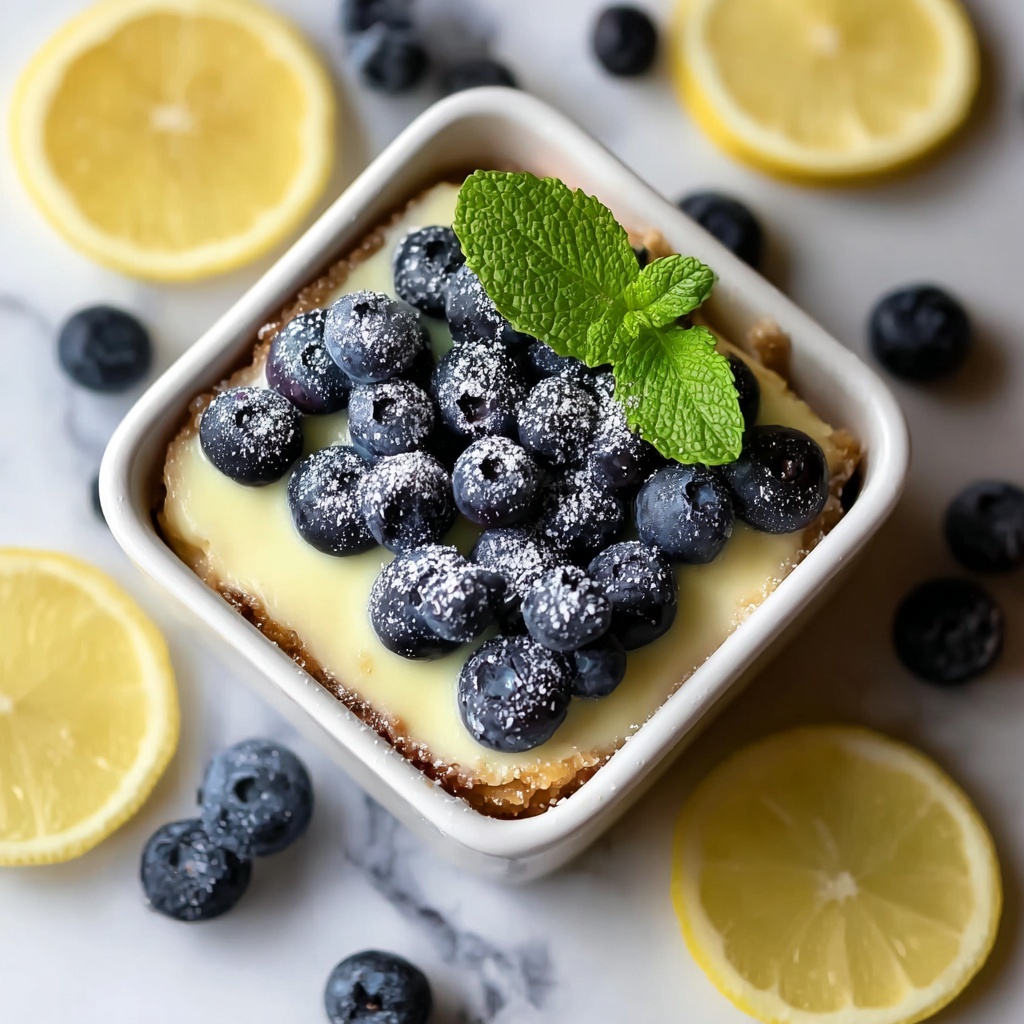 Lemon Blueberry Cheesecake Bars Recipe - Recipe Image
