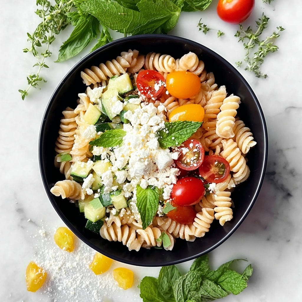 Summer Vegetable Pasta Salad Recipe - Recipe Image