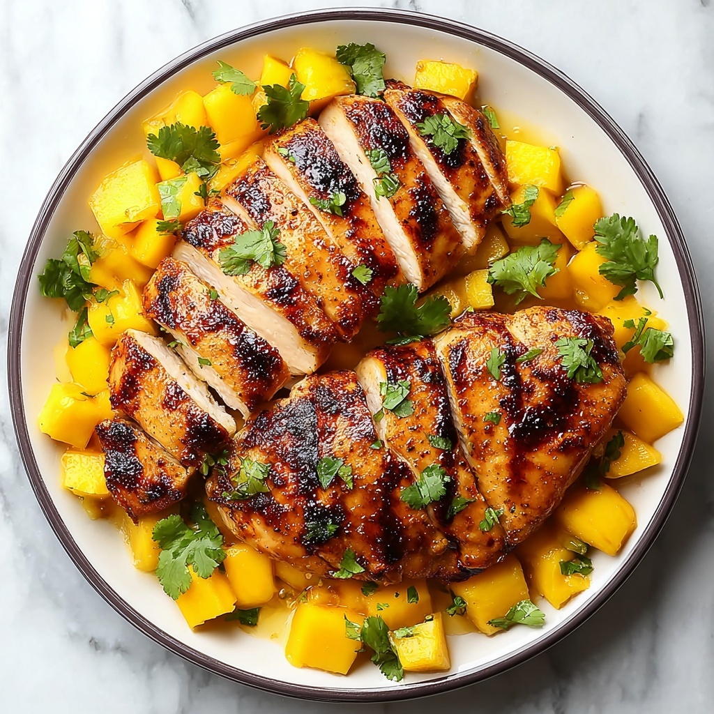 Grilled Mango Chicken Recipe - Recipe Image