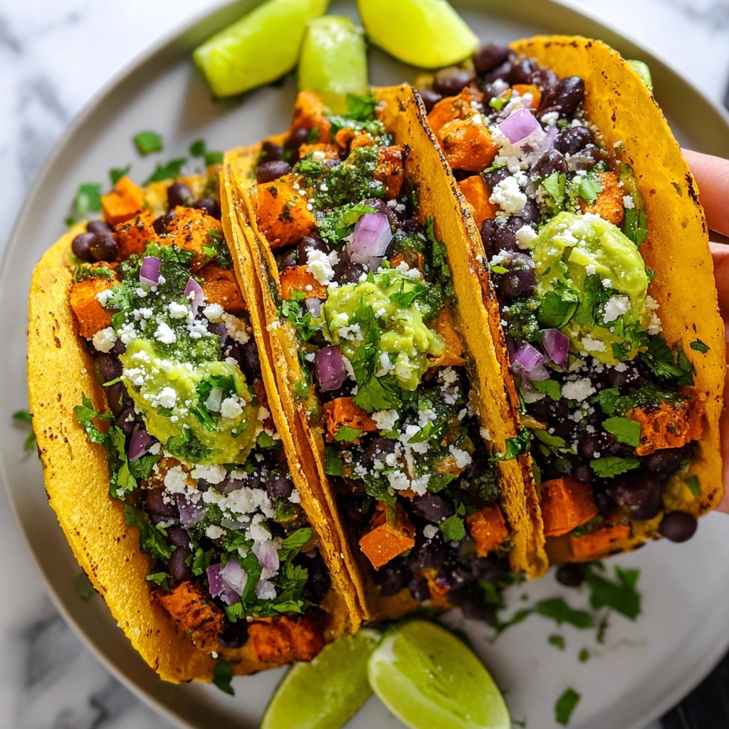 Sweet Potato and Black Bean Tacos Recipe - Recipe Image