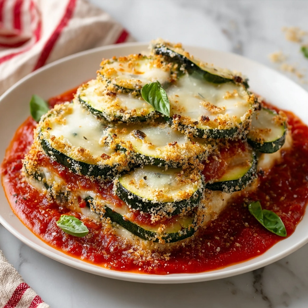 Baked Italian Zucchini Parmesan Recipe - Recipe Image