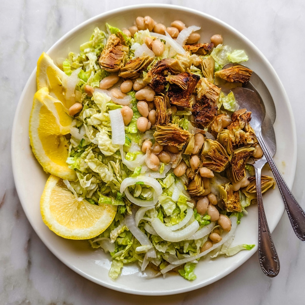 Artichoke and White Bean Salad with Roasted Brussels Sprouts Recipe - Recipe Image