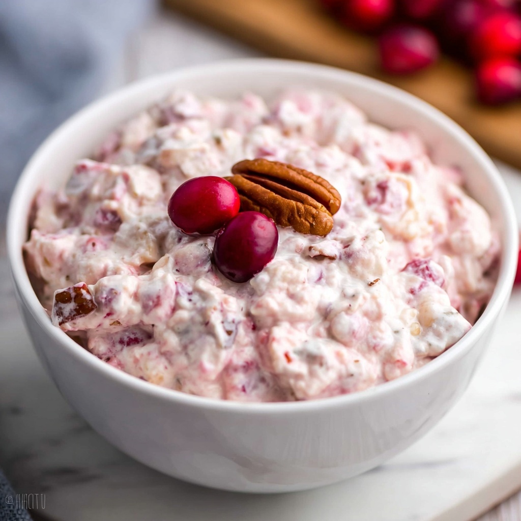 Creamy Cranberry Salad Recipe - Recipe Image